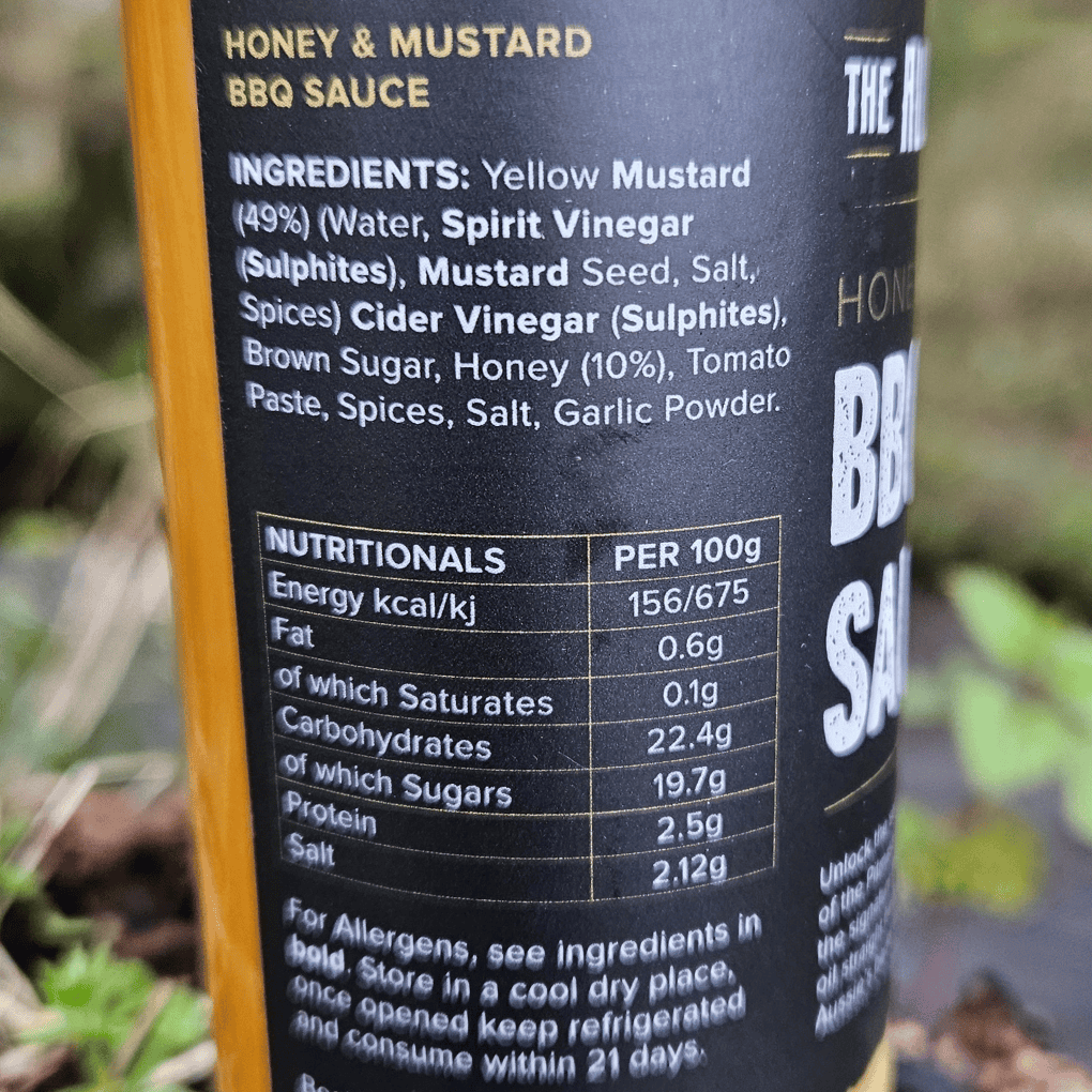 The Aussie Smoker Honey and Mustard BBQ sauce